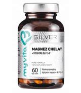 MyVita Silver Magnez chelat + witamina B6 P-5-P - 60 kaps. - cena, opinie, właściwości