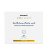 Novaclear Collagen Gold Collagen Facial Mask, Maska do twarzy kolagenowa ze złotem, 1 sztuka