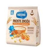Nestlé Proste Zboża Kaszka ryżowo-kukurydziana o smaku morelowym po 6. miesiącu 144 g