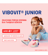 VIBOVIT JUNIOR Truskawkowy - 14 sasz. - ważny do 2025-05-31