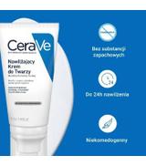 CeraVe, nawilżający krem do twarzy dla skóry normalnej i suchej, 52 ml