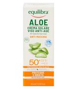 Equilibra Aloesowy Krem do twarzy przeciwsłoneczny anti-age SPF 50+ UVA/UVB, 75 ml