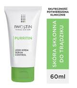 Iwostin Purritin Lekki Krem Sebum Control, 60 ml, cena, opinie, właściwości  - ważny do 2025-09-01
