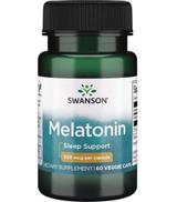 SWANSON Melatonina 500 mcg - 60 kaps.