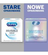 DUREX INVISIBLE Prezerwatywy dodatkowo nawilżane - 3 szt.