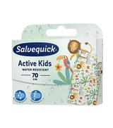 Salvequick Active Kids Plaster elastyczny dla dzieci 10 cm x 6 cm, 1 szt., cena, opinie, stosowanie