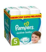 Pampers Pieluchy Active Baby rozmiar 5, 150 sztuk