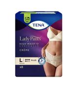 Tena Lady Pants Plus Creme damskie majtki chłonne rozmiar L, 8 sztuk