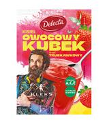 Delecta KLEKS Kisiel owocowy kubek smak truskawkowy, 30 g - ważny do 2025-08-31