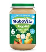 BoboVita jogurt gruszki jabłka banany 190 g
