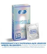 DUREX INVISIBLE Prezerwatywy dodatkowo nawilżane - 10 szt.