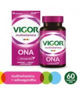 Vigor multiwitamina ONA zestaw witamin i minerałów z ashwagandhą, tabletki, 60 sztuk