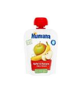 HUMANA 100% ORGANIC Mus Jabłko-Banan  po 6 miesiącu - 90 g - ważny do 2025-01-11