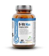 Pharmovit B-Vit Max Complex Active - 60 kaps. - cena, opinie, właściwości