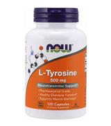 Now Foods L-Tyrosine 500 mg - 120 kaps. - cena, opinie, właściwości