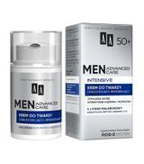 AA Men Advanced Care Intensive 50+ Krem do twarzy odbudowująco-regenerujący, 50 ml