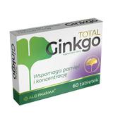 Alg Pharma Ginko Total - 60 tabl. Na pamięć i koncentrację - cena, opinie, stosowanie