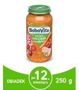 BOBOVITA Junior Warzywa z kurczakiem w pomidorach - 250 g - cena, opinie, właściwości