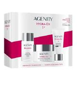 Agenity Zestaw Hydra - Ox 1° Antyoksydacyjny krem nawilżający na dzień SPF 20, 50 ml + Odbudowujący krem nawilżający na noc, 50 ml +  Łagodzący tonik nawilżający, 25 ml