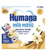 Humana Milk Minis Deserek mleczny kaszka waniliowa, 4x100 g - ważny do 2025-07-04
