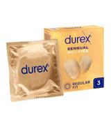 Durex Sensual No Latex, prezerwatywy 3 sztuki