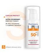 PHARMACERIS S CAPILAR & SUN PROTECT Krem ochronny na słońce do cery naczynkowej SPF50+ - 50 ml