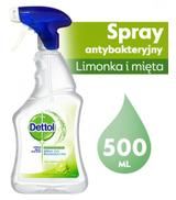 Dettol Antybakteryjny spray do powierzchni o zapachu limonki i mięty - 500 ml