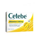 Cetebe Witamina C 500 mg, 30 kapsułek