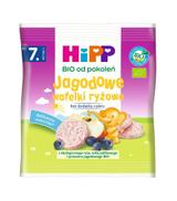 HIPP BIO Jagodowe wafelki ryżowe po 7 m-cu - 30 g