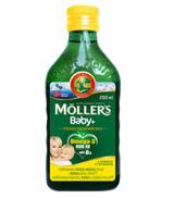 MOLLERS BABY+ Tran norweski o aromacie cytrynowym - 250 ml - cena, opinie, właściwości