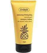 Ziaja Ananasowy trening skóry Rewitalizujący szampon z kofeiną, 160 ml