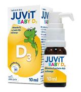 Juvit Baby D3, płyn (krople), 10 ml - 1023710 - uszkodzone kartonowe opakowanie