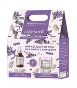 Flos Lek Lavender Zestaw Lawendowy Krem nawilżający na dzień i na noc, 50 ml + Olejek z lawendą anti - aging, 30 ml, cena, opinie, stosowanie