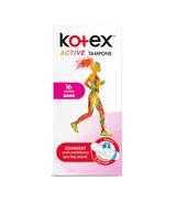 Kotex Active Super Tampony, 16 szt., cena, opinie, składniki