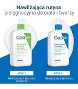 CERAVE, nawilżająca emulsja do twarzy i ciała do skóry suchej i bardzo suchej, 236 ml