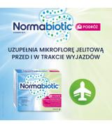 Normabiotic Podróż - 12 sasz. Symbiotyk z witaminami - cena, opinie, właściwości