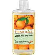 Fresh Juice Pielęgnacyjny olejek do masażu Tangerine & Cinnamon + Macadamia oil - 150 ml - cena, opinie, właściwości