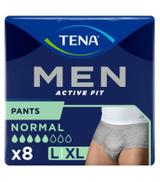 TENA Men Pants Normal Grey L/XL OTC Edition 95-130 cm, bielizna chłonna, 8 sztuk