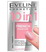 Eveline 10 in 1 Odżywka do paznokci nadająca kolor french manicure - 5 ml - cena, opinie, właściwości