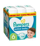 Pampers Active baby pieluszki rozmiar 6 13 - 18 kg, 128 sztuk