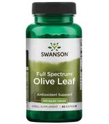 SWANSON Full Spectrum Olive Leaf - 60 kaps.