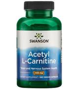 SWANSON Acetyl L-karnityny 500 mg - 100 kaps.