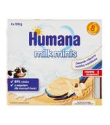 Humana Milk Minis Deserek mleczny kaszka waniliowa po 8 m-cu - 400 g - cena, opinie, właściwości  - ważny do 2024-07-04