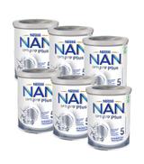 Nestle Nan OptiPro Plus 5 Produkt na bazie mleka dla małych dzieci po 2,5 roku życia, 800 g, cena, opinie, właściwości, 6x800g