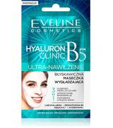 Eveline Cosmetics Hyaluron Clinic B5 Błyskawiczna maseczka wygładzająca, 7 ml, cena, opinie, właściwości