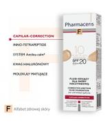 PHARMACERIS F Fluid kryjący dla skóry naczynkowej SPF20 10 porcelain - 30 ml