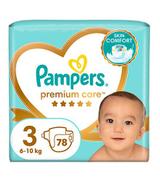 Pampers Premium Care pieluszki rozmiar 3, 6 kg - 10 kg, 78 sztuk