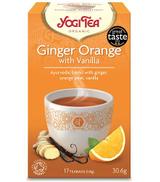 Yogi Tea Organic GINGER ORANGE WITH VANILLA imbirowo - pomarańczowa z wanilią bio - 17 sasz. - cena, opinie, właściwości