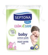 Septona Baby płatki kosmetyczne dla niemowląt, 50 szt., cena, opinie, właściwości