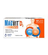 Magvit Forte D3, 50 tabletek - ważny do 2025-08-31